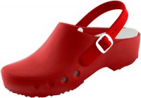 32273-00-80 Chiroclogs Classic met Hielband Rood